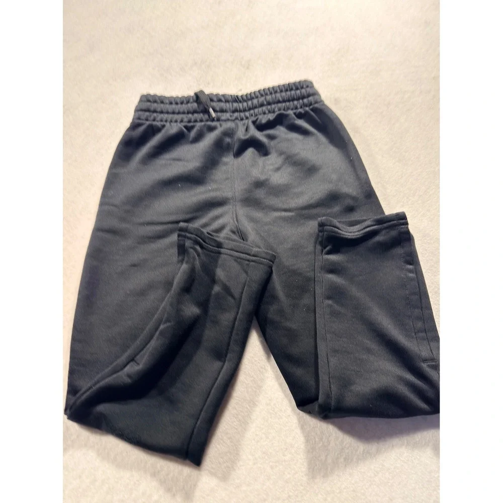 OshKosh Bgosh Boys Black Athletic Jogger Pants Zipper Ankle Size 6 6A
